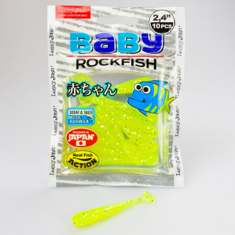 Силиконовая приманка Lucky John Baby Rockfish 1.4 071 (Lime Chartreuse). ⏩ Профессиональные консультации. ✈️ Оперативная доставка в любой регион. ☎️ +375 29 662 27 73