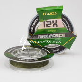 Поводковый материал Kaida, Max Force 12X, 20 м, 0.90 мм, Green  ➡️ лови с профессионалами магазина накрючке.бел. ✔️ Низкие цены. ⏬ Оперативная доставка в любой регион.✈️ Вы останетесь довольны! ✌️ Заказать:☎️ +375 29 662 27 73