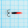 Мормышка Чертик Д-2.0 Черно-флуо красный ⏩ Профессиональные консультации. ✈️ Оперативная доставка в любой регион. ☎️ +375 29 662 27 73