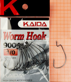 Крючки Офсетный Kaida Worm hook (BS9004), #1/0 ⏩ Профессиональные консультации. ✈️ Оперативная доставка в любой регион. ✔️ Низкие цены. ➡️ Вы останетесь довольны! ✌️ Заказать:☎️ +375 29 662 27 73
