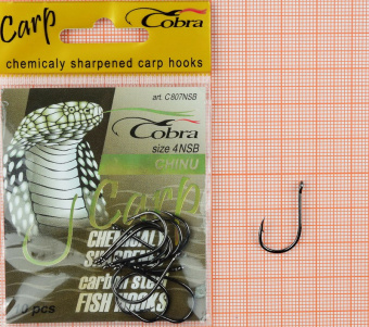 Крючки Cobra Carp Chinu 807NSB-004 ⏩ профессиональные консультации. ✈️ Оперативная доставка в любой регион. ☎️ +375 29 662 27 73
