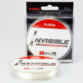 Флюорокарбон Kaida Invisible Fluorocarbon  ⏩ Профессиональные консультации. ✈️ Оперативная доставка в любой регион. ☎️ +375 29 662 27 73