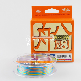 Шнур 8-ми жильный YGK Veragass PE X8, Multicolor, VRFX8-150-12 ⏩ Профессиональные консультации. ✈️ Оперативная доставка в любой регион. ✔️ Низкие цены. ➡️ Вы останетесь довольны! ✌️ Заказать:☎️ +375 29 662 27 73
