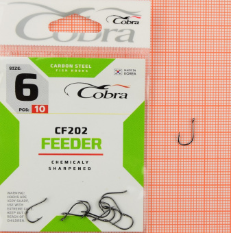 Крючки Cobra CF202 (Feeder Master) CF202-006 ⏩ профессиональные консультации. ✈️ Оперативная доставка в любой регион. ☎️ +375 29 662 27 73

