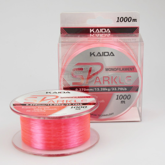 Леска Карповая KAIDA Sparkle, Розовая, SPA1-370 ⏩ Профессиональные консультации. ✈️ Оперативная доставка в любой регион. ✔️ Низкие цены. ➡️ Вы останетесь довольны! ✌️ Заказать:☎️ +375 29 662 27 73