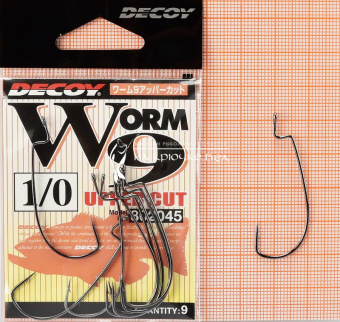 Крючки Decoy Worm 9 Upper Cut 1/0. ⏩ Профессиональные консультации. ✈️ Оперативная доставка в любой регион. ☎️ +375 29 662 27 73