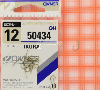 Крючки Owner 50434 (Ikura), #12, Для гороха ⏩ Профессиональные консультации. ✈️ Оперативная доставка в любой регион. ✔️ Низкие цены. ➡️ Вы останетесь довольны! ✌️ Заказать:☎️ +375 29 662 27 73
