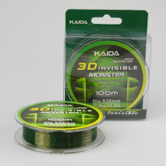 Леска 3D KAIDA Monster FL01, , FL01-28 ⏩ Профессиональные консультации. ✈️ Оперативная доставка в любой регион. ✔️ Низкие цены. ➡️ Вы останетесь довольны! ✌️ Заказать:☎️ +375 29 662 27 73