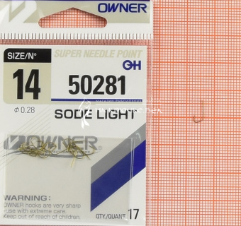 Крючки Owner 50281 (Sode Light), #14, На плотву, леща ⏩ Профессиональные консультации. ✈️ Оперативная доставка в любой регион. ✔️ Низкие цены. ➡️ Вы останетесь довольны! ✌️ Заказать:☎️ +375 29 662 27 73
