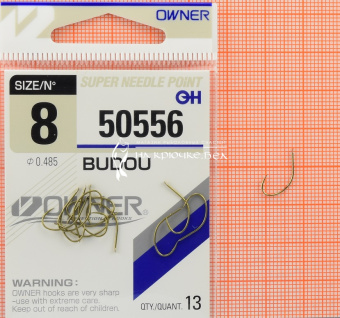 Крючки Owner 50556 (Budou), #8, Для фидера ⏩ Профессиональные консультации. ✈️ Оперативная доставка в любой регион. ✔️ Низкие цены. ➡️ Вы останетесь довольны! ✌️ Заказать:☎️ +375 29 662 27 73
