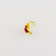 Мормышка Банан с ухом Д-2.0 Золото с красным ⏩ Профессиональные консультации. ✈️ Оперативная доставка в любой регион. ☎️ +375 29 662 27 73