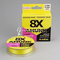 Шнур 8-ми жильный KAIDA Amunk 8X Super PE, HI-VIS Yellow, X891-12 ⏩ Профессиональные консультации. ✈️ Оперативная доставка в любой регион. ✔️ Низкие цены. ➡️ Вы останетесь довольны! ✌️ Заказать:☎️ +375 29 662 27 73
