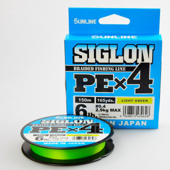 Плетенка Sunline Siglon PE X4 0.4 PE 150 м Light Green. ⏩ Профессиональные консультации. ✈️ Оперативная доставка в любой регион.