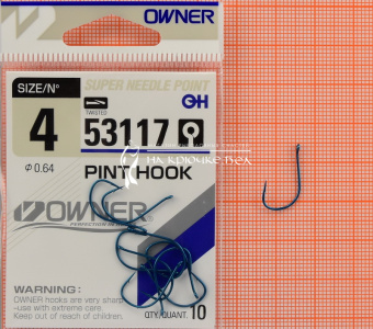 Крючки Owner 53117 (Pint Hook), #4, Для фидера ⏩ Профессиональные консультации. ✈️ Оперативная доставка в любой регион. ✔️ Низкие цены. ➡️ Вы останетесь довольны! ✌️ Заказать:☎️ +375 29 662 27 73
