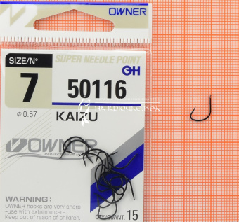 Крючки Owner 50116 (Kaizu), #7,  ⏩ Профессиональные консультации. ✈️ Оперативная доставка в любой регион. ✔️ Низкие цены. ➡️ Вы останетесь довольны! ✌️ Заказать:☎️ +375 29 662 27 73
