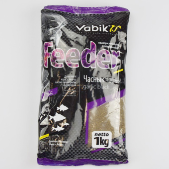 Прикормка Vabik, Feeder, 1кг, Чеснок черный ⏩ Профессиональные консультации. ✈️ Оперативная доставка в любой регион. ✔️ Низкие цены. ➡️ Вы останетесь довольны! ✌️ Заказать:☎️ +375 29 662 27 73
