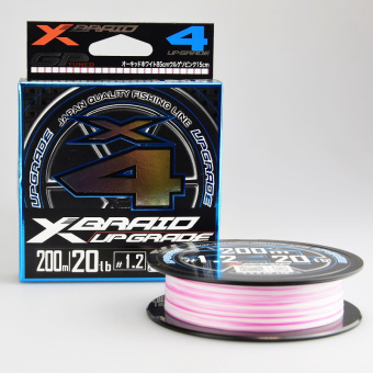 Шнур 4-х жильный X-BRAID Upgrade X4, Серо-розовый, GSXUP4200-12 ⏩ Профессиональные консультации. ✈️ Оперативная доставка в любой регион. ✔️ Низкие цены. ➡️ Вы останетесь довольны! ✌️ Заказать:☎️ +375 29 662 27 73
