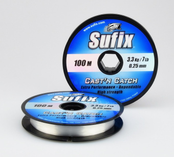 Леска Всесезонная SUFIX Cast'n'Catch, Прозрачный, SCACL100055 ⏩ Профессиональные консультации. ✈️ Оперативная доставка в любой регион. ✔️ Низкие цены. ➡️ Вы останетесь довольны! ✌️ Заказать:☎️ +375 29 662 27 73