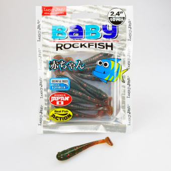 Силиконовая приманка Lucky John Baby Rockfish 2.4 085 (Nagoya Shrimp). ⏩ Профессиональные консультации. ✈️ Оперативная доставка в любой регион. ☎️ +375 29 662 27 73
