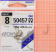 Крючки Owner 50457 (Tenkara-S with eye), #8, На плотву, леща ⏩ Профессиональные консультации. ✈️ Оперативная доставка в любой регион. ✔️ Низкие цены. ➡️ Вы останетесь довольны! ✌️ Заказать:☎️ +375 29 662 27 73
