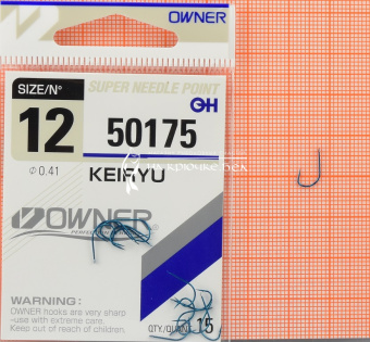 Крючки Owner 50175 (Keiryu), #12, Для язя, головля ⏩ Профессиональные консультации. ✈️ Оперативная доставка в любой регион. ✔️ Низкие цены. ➡️ Вы останетесь довольны! ✌️ Заказать:☎️ +375 29 662 27 73
