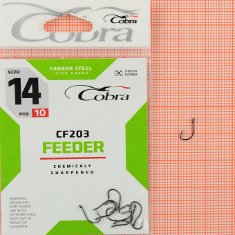 Крючки Cobra CF203 (Feeder Specialist) CF203-014 ⏩ профессиональные консультации. ✈️ Оперативная доставка в любой регион. ☎️ +375 29 662 27 73
