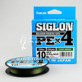 Плетенка Sunline Siglon PE X4 0.6 PE 150 м Dark Green. ⏩ Профессиональные консультации. ✈️ Оперативная доставка в любой регион.