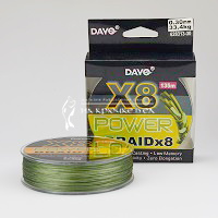 Шнур 8-ми жильный DAYO Power Braid X8, Зелёный, 628313-30 ⏩ Профессиональные консультации. ✈️ Оперативная доставка в любой регион. ✔️ Низкие цены. ➡️ Вы останетесь довольны! ✌️ Заказать:☎️ +375 29 662 27 73