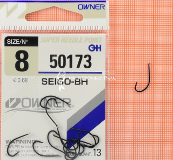 Крючки Owner 50173 (Seigo-BH), #8, Для фидера ⏩ Профессиональные консультации. ✈️ Оперативная доставка в любой регион. ✔️ Низкие цены. ➡️ Вы останетесь довольны! ✌️ Заказать:☎️ +375 29 662 27 73
