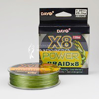 Шнур 8-ми жильный DAYO Power Braid X8, Зелёный, 628313-20 ⏩ Профессиональные консультации. ✈️ Оперативная доставка в любой регион. ✔️ Низкие цены. ➡️ Вы останетесь довольны! ✌️ Заказать:☎️ +375 29 662 27 73