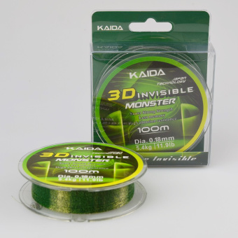Леска 3D KAIDA Monster FL01, , FL01-18 ⏩ Профессиональные консультации. ✈️ Оперативная доставка в любой регион. ✔️ Низкие цены. ➡️ Вы останетесь довольны! ✌️ Заказать:☎️ +375 29 662 27 73