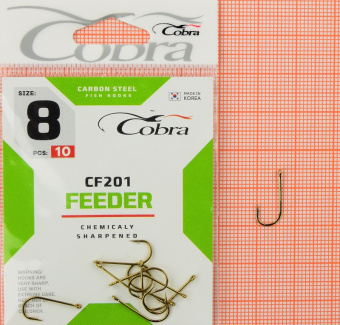 Крючки Cobra CF201 (Feeder Classic) CF201-008 ⏩ профессиональные консультации. ✈️ Оперативная доставка в любой регион. ☎️ +375 29 662 27 73
