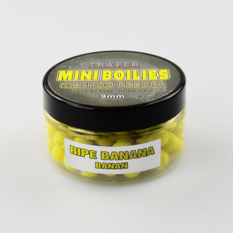 Бойлы Traper, Mini Boilies Method Feeder 9mm, 50г, Банан ⏩ Профессиональные консультации. ✈️ Оперативная доставка в любой регион. ✔️ Низкие цены. ➡️ Вы останетесь довольны! ✌️ Заказать:☎️ +375 29 662 27 73