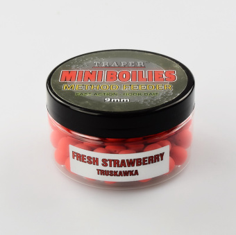 Бойлы Traper, Mini Boilies Method Feeder 9mm, 50г, Клубника ⏩ Профессиональные консультации. ✈️ Оперативная доставка в любой регион. ✔️ Низкие цены. ➡️ Вы останетесь довольны! ✌️ Заказать:☎️ +375 29 662 27 73