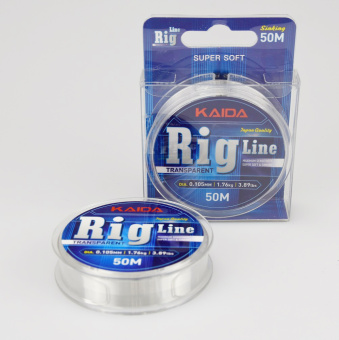 Леска Kaida RIG Line 0.105 50 ⏩ Профессиональные консультации. ✈️ Оперативная доставка в любой регион. ☎️ +375 29 662 27 73