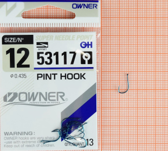 Крючки Owner 53117 (Pint Hook), #12, Для фидера ⏩ Профессиональные консультации. ✈️ Оперативная доставка в любой регион. ✔️ Низкие цены. ➡️ Вы останетесь довольны! ✌️ Заказать:☎️ +375 29 662 27 73
