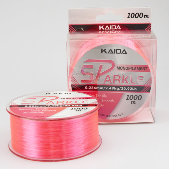 Леска Карповая KAIDA Sparkle, Розовая, SPA1-286 ⏩ Профессиональные консультации. ✈️ Оперативная доставка в любой регион. ✔️ Низкие цены. ➡️ Вы останетесь довольны! ✌️ Заказать:☎️ +375 29 662 27 73