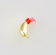 Мормышка Банан с ухом Д-3.0 Серебро красный бисер ⏩ Профессиональные консультации. ✈️ Оперативная доставка в любой регион. ☎️ +375 29 662 27 73