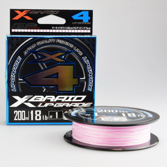 Шнур 4-х жильный X-BRAID Upgrade X4, Серо-розовый, GSXUP4200-10 ⏩ Профессиональные консультации. ✈️ Оперативная доставка в любой регион. ✔️ Низкие цены. ➡️ Вы останетесь довольны! ✌️ Заказать:☎️ +375 29 662 27 73