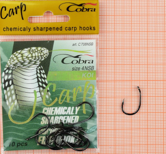 Крючки Cobra Carp Koi 708NSB-004 ⏩ профессиональные консультации. ✈️ Оперативная доставка в любой регион. ☎️ +375 29 662 27 73
