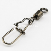 Карабин с вертлюжком KAIDA Rolling Swivel with Nice Snap (3023), 9.0кг, 3023-12, уп 10шт. ⏩ Профессиональные консультации. ✈️ Оперативная доставка в любой регион. ✔️ Низкие цены. ➡️ Вы останетесь довольны! ✌️ Заказать:☎️ +375 29 662 27 73