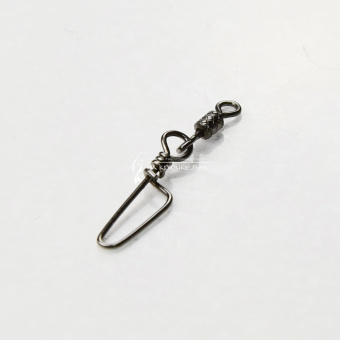 Карабин с вертлюжком KAIDA Rolling Swivel with coastlock Snap (3024), 4кг, 3024-14, уп 10шт. ⏩ Профессиональные консультации. ✈️ Оперативная доставка в любой регион. ✔️ Низкие цены. ➡️ Вы останетесь довольны! ✌️ Заказать:☎️ +375 29 662 27 73