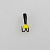Мормышка Коза с ухом Д-2.0 Черная/желтый бисер ⏩ Профессиональные консультации. ✈️ Оперативная доставка в любой регион. ☎️ +375 29 662 27 73