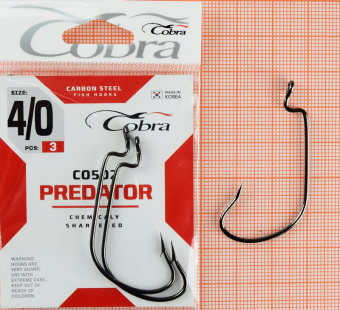 Крючки Cobra L-Worm CO502 CO502-K040. ⏩ Профессиональные консультации. ✈️ Оперативная доставка в любой регион. ☎️ +375 29 662 27 73
