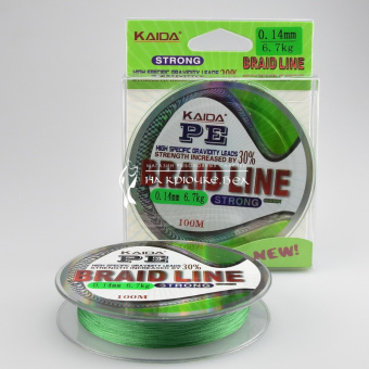 Плетеный шнур Kaida Braid Line PE Strong 0.14мм 100м.⏩ Профессиональные консультации. ✈️ Оперативная доставка в любой регион. ☎️ +375 29 662 27 73
