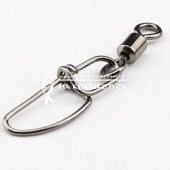 Карабин с вертлюжком KAIDA Rolling Swivel with Insurance Snap (3006), 15кг, 3006-07, уп 10шт. ⏩ Профессиональные консультации. ✈️ Оперативная доставка в любой регион. ✔️ Низкие цены. ➡️ Вы останетесь довольны! ✌️ Заказать:☎️ +375 29 662 27 73