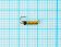 Мормышка Коза столбик с ухом Д-1.5 Золотая/черные полосы с черным бисером ⏩ Профессиональные консультации. ✈️ Оперативная доставка в любой регион. ☎️ +375 29 662 27 73
