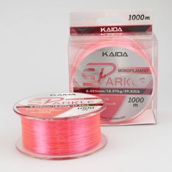 Леска Карповая KAIDA Sparkle, Розовая, SPA1-405 ⏩ Профессиональные консультации. ✈️ Оперативная доставка в любой регион. ✔️ Низкие цены. ➡️ Вы останетесь довольны! ✌️ Заказать:☎️ +375 29 662 27 73