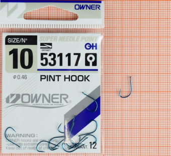 Крючки Owner 53117 (Pint Hook), #10, Для фидера ⏩ Профессиональные консультации. ✈️ Оперативная доставка в любой регион. ✔️ Низкие цены. ➡️ Вы останетесь довольны! ✌️ Заказать:☎️ +375 29 662 27 73
