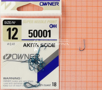 Крючки Owner 50001 (Akita Sode), #12, На плотву леща ⏩ Профессиональные консультации. ✈️ Оперативная доставка в любой регион. ✔️ Низкие цены. ➡️ Вы останетесь довольны! ✌️ Заказать:☎️ +375 29 662 27 73
